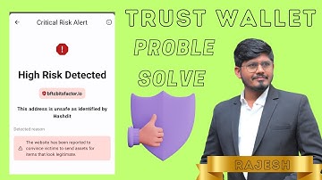 TRUST WALLET HIGH RISK PROBLEM SOLVE. #crypto #trustwallet #teamuniversal