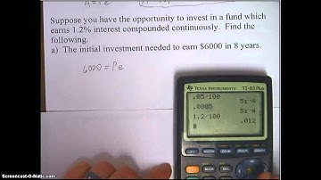 SPHS Pre-AP Algebra 2: Word Problems - Logs/Exp Part 3