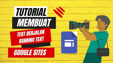 Tutorial Cara Membuat Running Text ( Teks Berjalan) di Google Sites