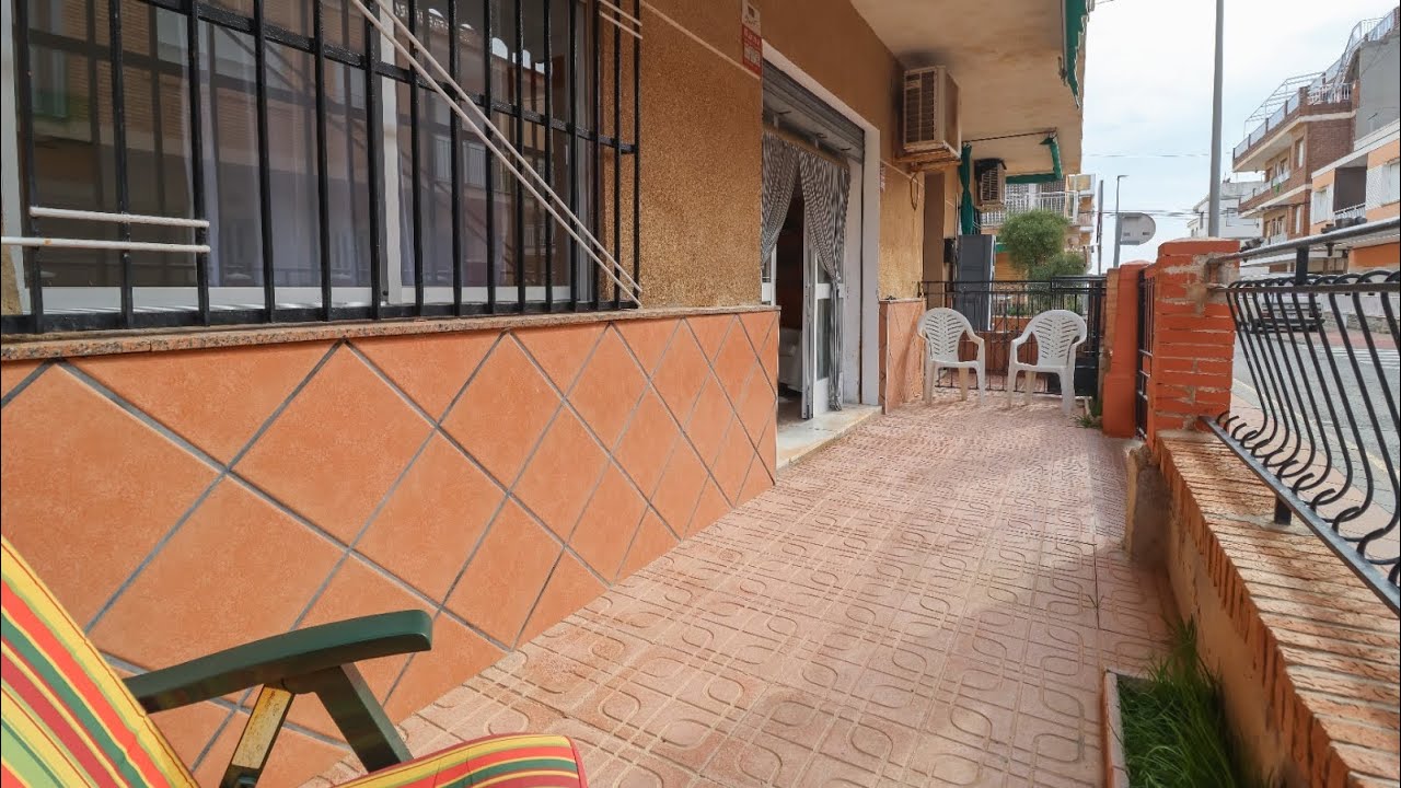 A3121LG A 80M DE LA PLAYA, APARTAMENTO PLANTA BAJA, 3 HABITACIONES Y TERRAZA EN LOS ALCÁZARES,MURCIA