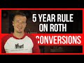 The 5 year rule on ROTH CONVERSIONS.