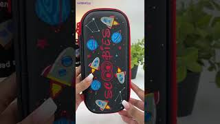 Rocket Space Pencil Case | With Separate Pens Slot | Premium EVA Quality | Multi-Use Pouch