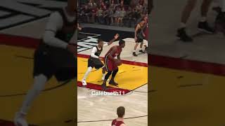 Andre Rhone With A Marquis Fields For A Dunk Vs Wizards