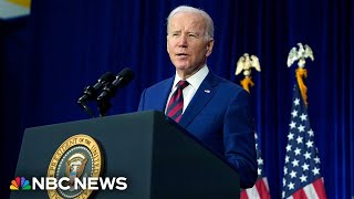 Watch: Biden deliver remarks during visit to southern border | NBC News