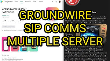 GROUNDWIRE - SIP Multiple Servers