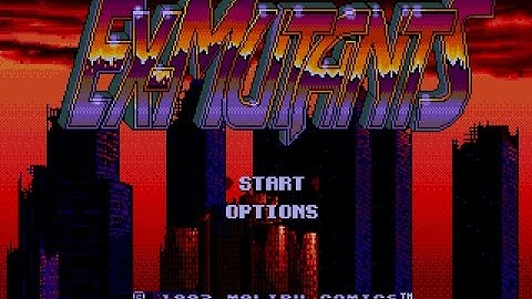 Mega Drive Longplay [405] Ex-Mutants