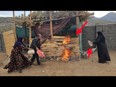 Sarmast gave the veil to the first wife; boundless anger, sorrow and disaster in Kaper! ⛺️💢
