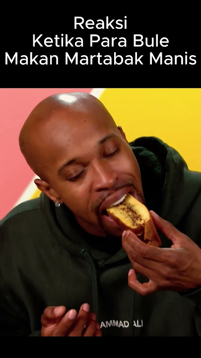 Americans react to eating #martabakmanis from Indonesian food