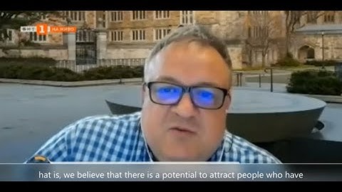 Interview on Bulgarian National Television by Prof. Dragomir Radev (Yale)