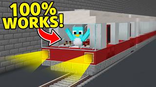 How to Build a Working Subway Station in Minecraft