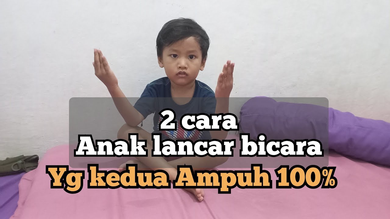 Awal terapi wicara dirumah || anak terlambat bicara