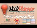 Google sheets week planner  extension pack tutorial  bex