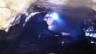 THIS WAS SO DANGEROUS! EXPLORING UNDERWATER CAVES!