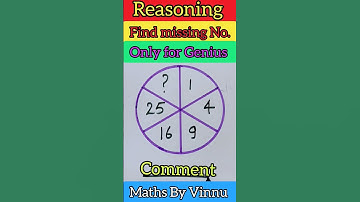 Reasoning Questions | ssc ( cgl ) reasoning questions | Find missing number | #shorts #maths