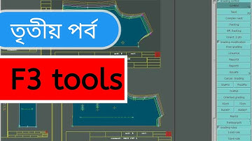 Lectra CAD Tutorial F3 Tools,Lectra_F3_Tools, F3 Tools in lectra,Lectra (F3 Tools) Part-3,4G NIRON,