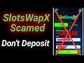 SlotsWapX Scam Update Today😱 | BTS Scam Update Today | MDAW New App Scam Alert