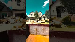 Cardboard Explosion Front Yard