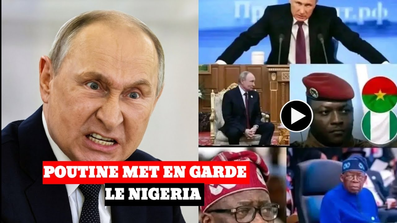 ‼️🇷🇺🇳🇬14 déc c'est terminé pour bola tinubu poutine vient de le donner une correction  mise en garde