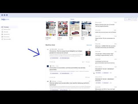 Belga.press web (FR) vidéo tutoriel : 