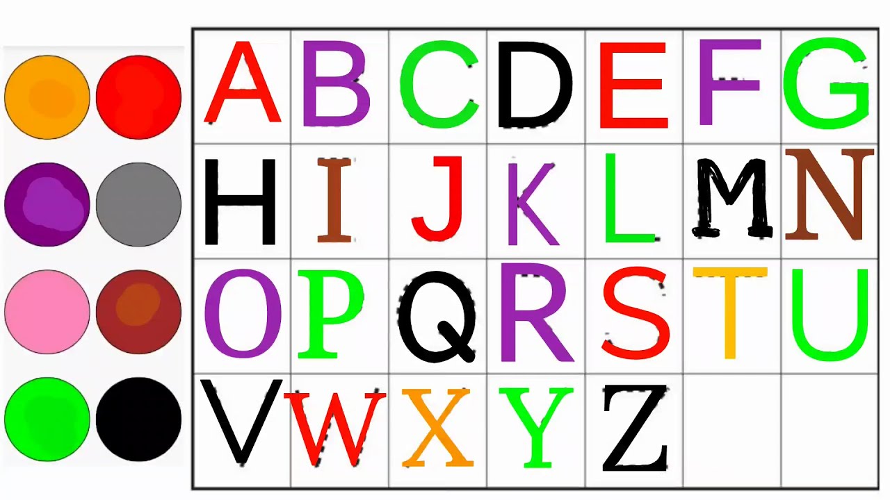 ABCD with Color | Learn ABC Alphabet for kids | Kids Songs & Nursery Rhymes