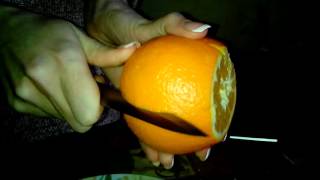 Как быстро и удобно чистить апельсины How quickly clean oranges