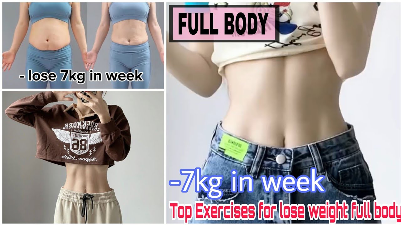 ⁣Top Exercises To Lose Weigh Full Body | Do Every Day -7kg in week | Home Fitness Challenge