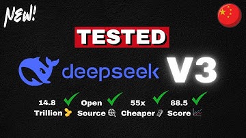 DeepSeek V3 OPEN SOURCE AI Model Just Released (Install & Demo)