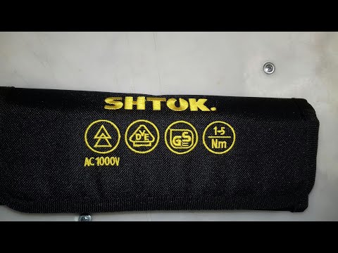 Shtok: динамометрическая рукоятка и сменные отвертки