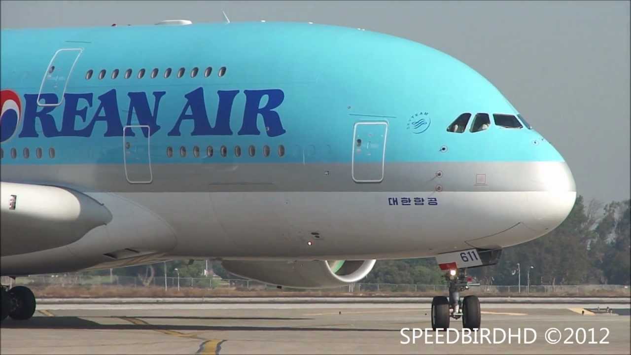 Inaugural Flight - Korean Air Airbus A380-861 [HL7611] to Los
