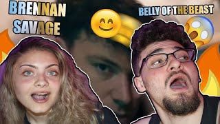Me and my sister watch Brennan Savage - Belly of the Beast (Official Video) (first time) (Reaction)