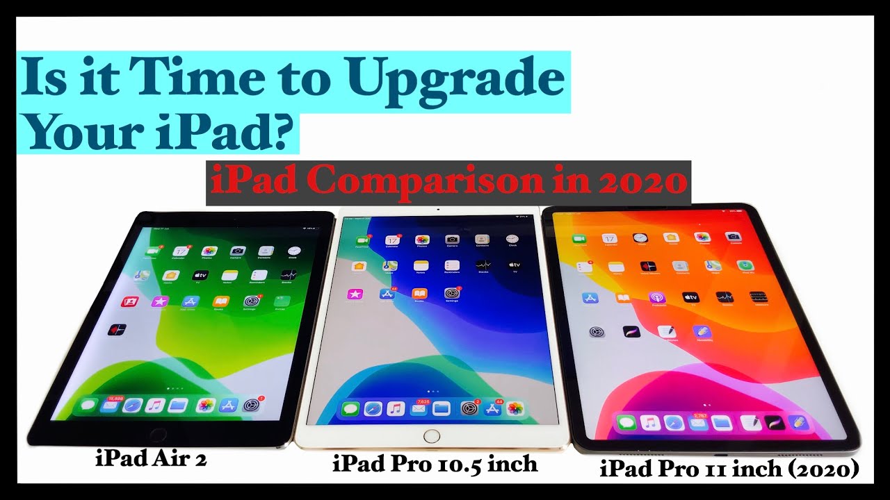 iPad Comparison 2020! Should You Upgrade to the newest iPad Pro? - YouTube