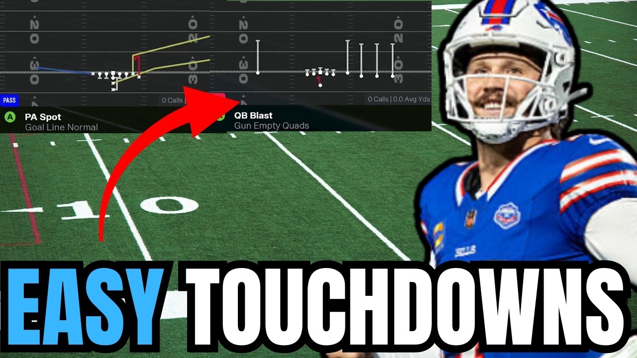 Как забивать каждый раз в красной зоне в Madden 26! Забивайте легкие тачдауны!