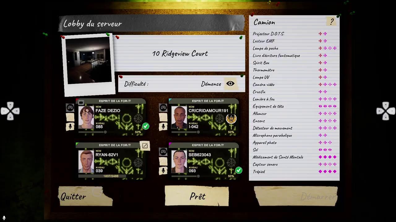 Phasmophobia  x10 haha frisson 