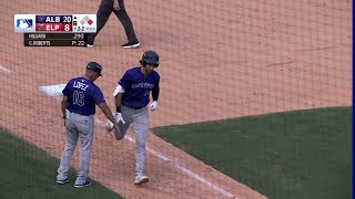 Albuquerque scores 21 runs on 27 hits