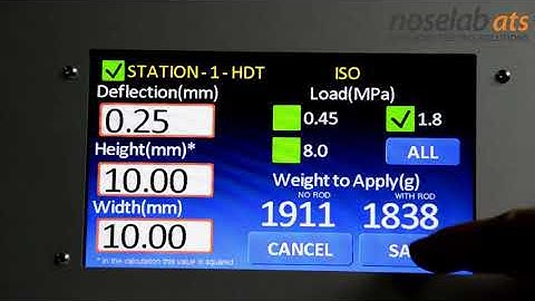 HDT VICAT by Noselab-Ats