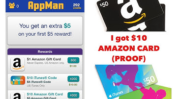 AppMan I got $10 Amazon Card (PROOF) Use My Referral Link to Get $5