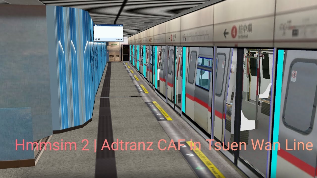 Hmmsim 2 | Adtranz CAF in Tsuen Wan Line - YouTube