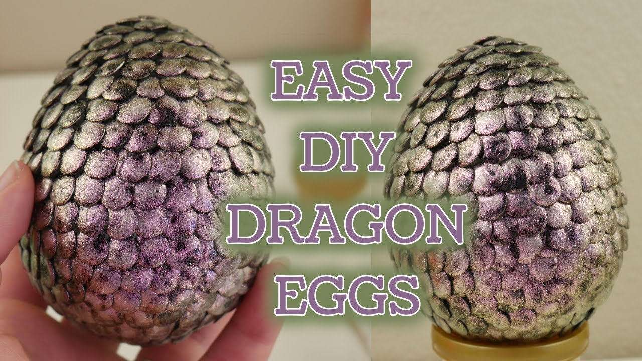 EASY DIY Dragon Eggs How To Make Dragon Eggs Easter Decoration