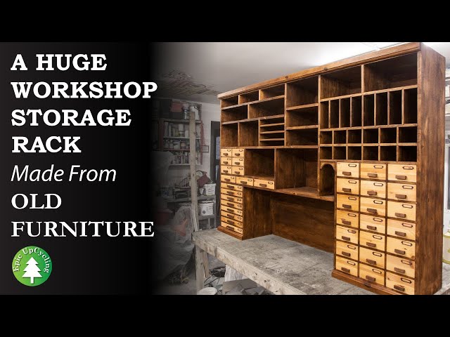 Wood storage shelves custom-built by The Furniture Woodshop - The Furniture  Woodshop