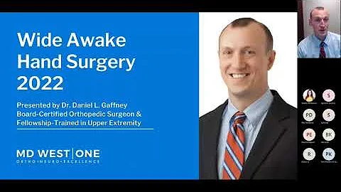 Wide Awake Hand Surgery Webinar w/ Dr. Daniel Gaff...