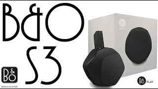 Sound test and Packing Bang & Olufsen BeoPlay S3 Black