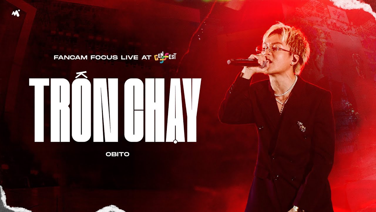 Obito Rapper Concert Trốn Chạy - Obito | Live at GENfest 23 | Fancam Focus - YouTube