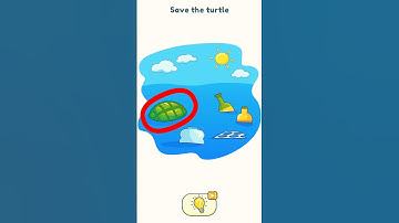 Dop 2 (Delete One Part) Level 1177 Save the turtle #shorts #viralshorts