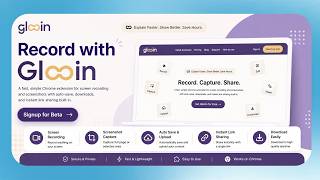 Glooin Demo | Step By Step Guide | How to Use Glooin | Screen Recorder & Screenshot Chrome Extension screenshot 4