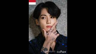 Indonesia flag colors edit on BTS Jungkook🇮🇩 #bts #jungkook #toomuch #flag #edit #shorts