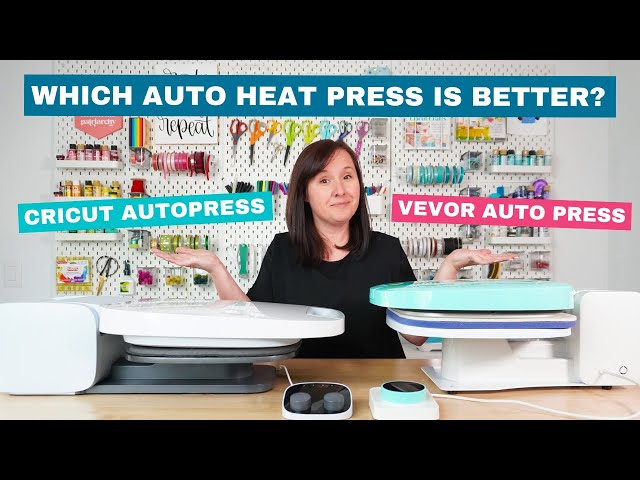 Cricut AutoPress vs. Vevor Auto Heat Press  Which Heat Press is Best for  Cricut and Sublimation? 