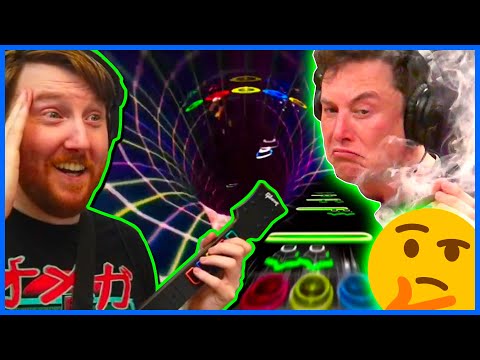 When your Guitar Hero game is abusing inhalants **PHOTOSENSITIVITY WARNING**