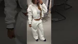GET IT NOW ! Worn by: @yaezminn  #lipsync #outfitcheck #croppedhoodie #womenset