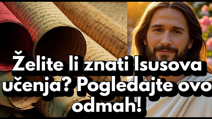 Želite li znati Isusova učenja? Pogledajte ovo odmah!