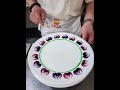 Large Circle Decoration Painting Process Learning to Paint from Scratch